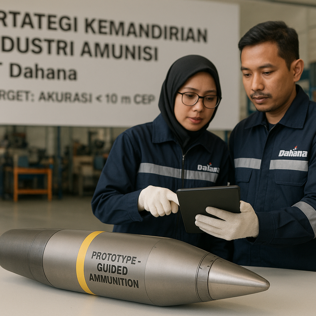 Strategi Kemandirian Industri Amunisi Guided oleh PT Dahana