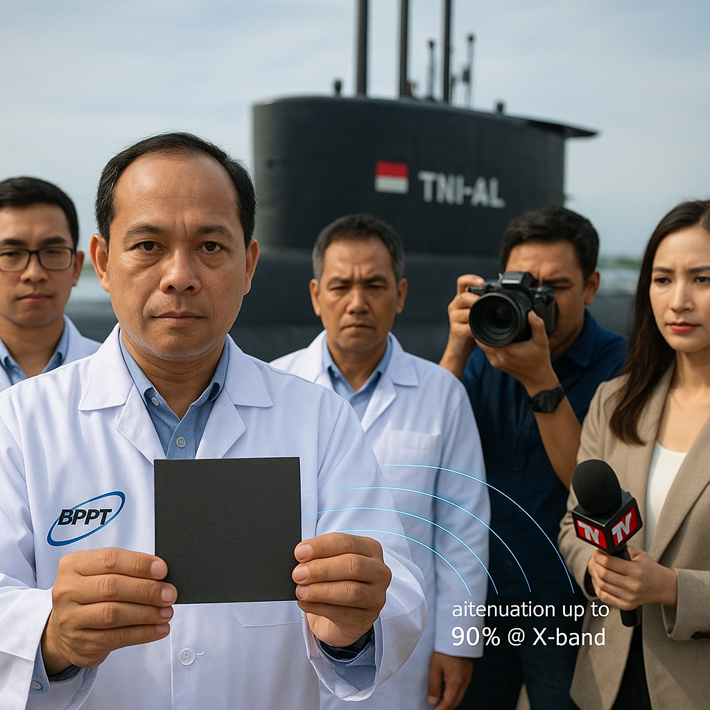 Pengembangan Material Nano untuk Pelapis Anti Radar pada Kapal Selam TNI-AL oleh BPPT