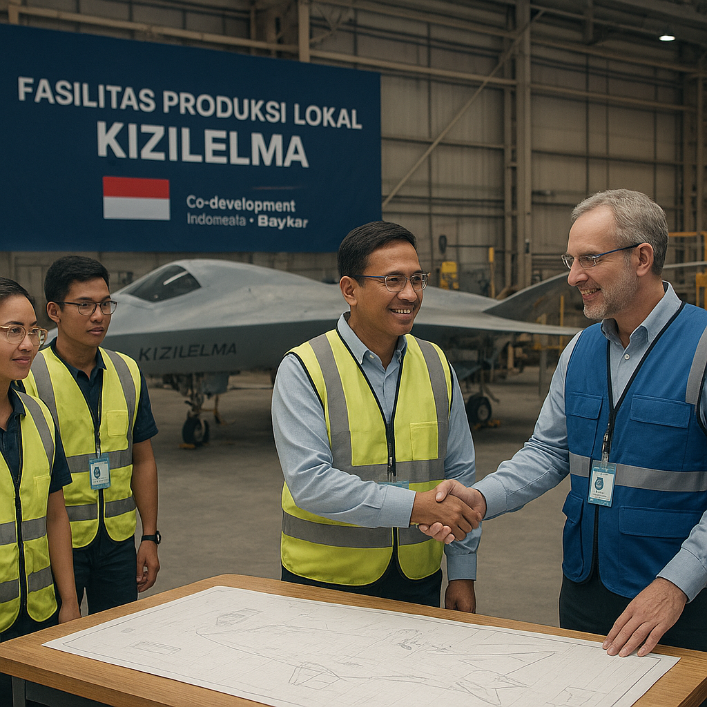 Indonesia Jadi Negara Pertama Peroleh Fasilitas Produksi Lokal untuk Drone Tempur Kizilelma dari Baykar