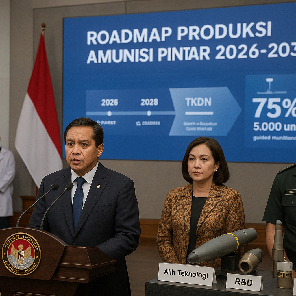 Strategi Kemandirian: Pemerintah Tetapkan Roadmap Produksi Amunisi Pintar dan Guided Munitions 2026-2035