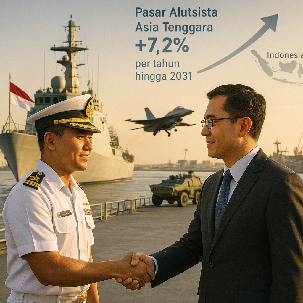 Analisis: Pasar Alutsista Asia Tenggara Tumbuh 7,2%, Indonesia Posisi Ketiga Pembeli