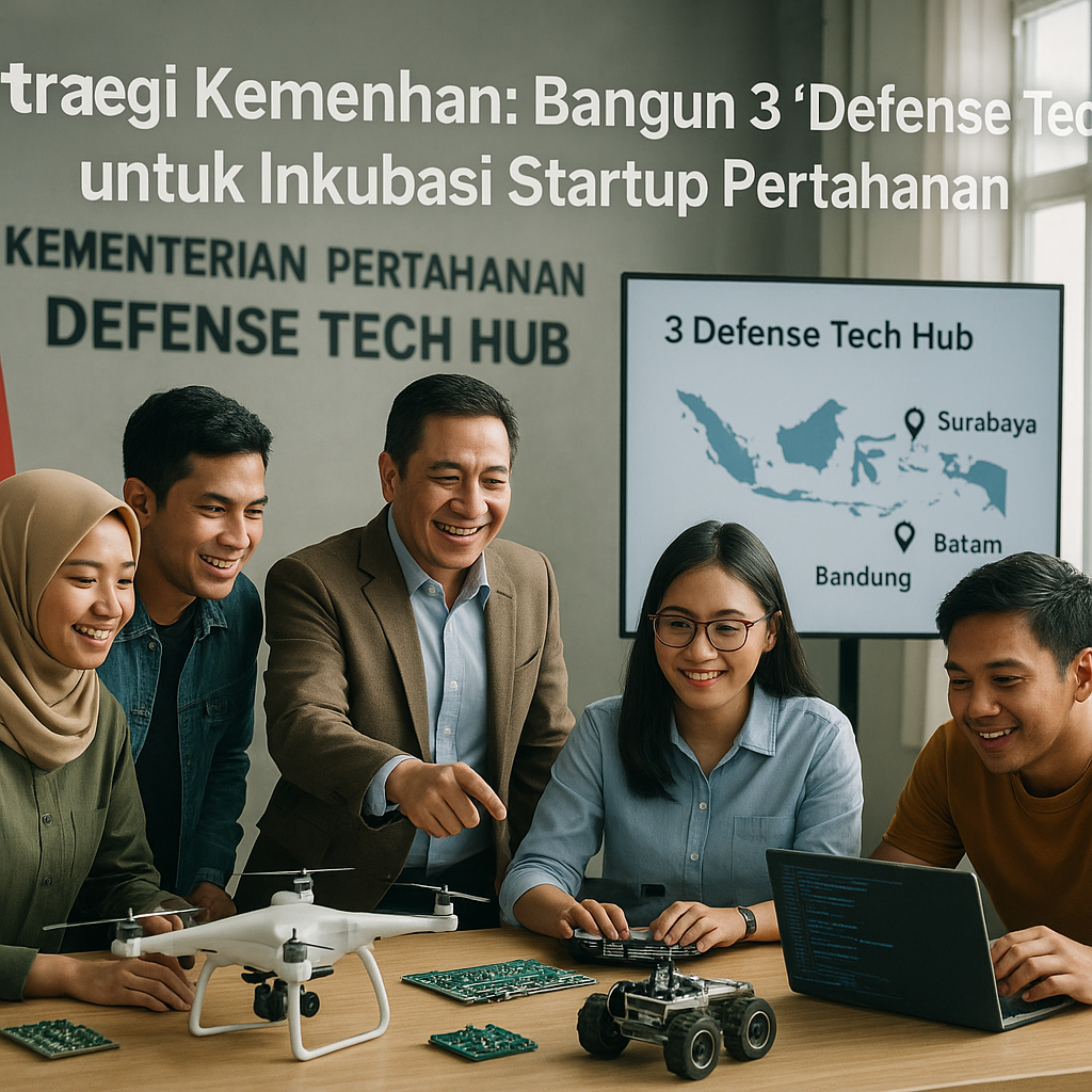 Strategi Kemenhan: Bangun 3 'Defense Tech Hub' untuk Inkubasi Startup Pertahanan
