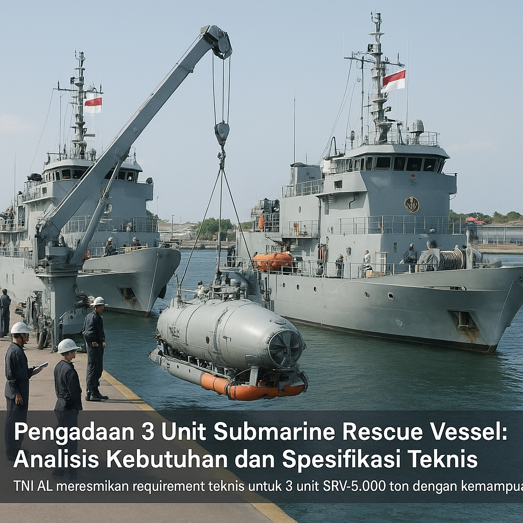 Pengadaan 3 Unit Submarine Rescue Vessel: Analisis Kebutuhan dan Spesifikasi Teknis