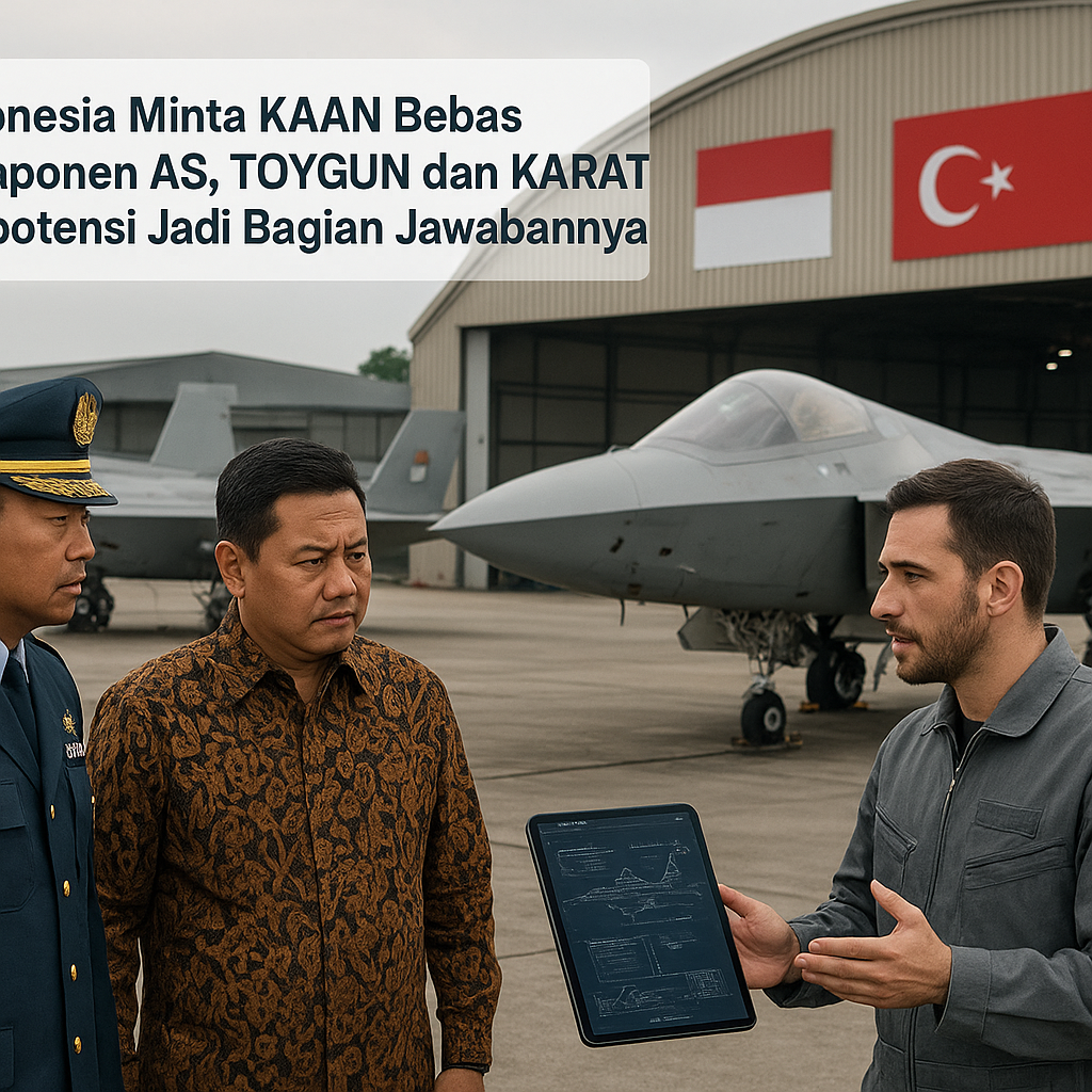 Indonesia Minta KAAN Bebas Komponen AS, TOYGUN dan KARAT Berpotensi Jadi Bagian Jawabannya