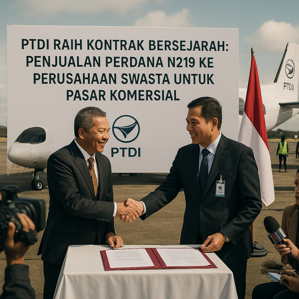 PTDI Raih Kontrak Bersejarah, Penjualan Perdana N219 ke Perusahaan Swasta untuk Pasar Komersial