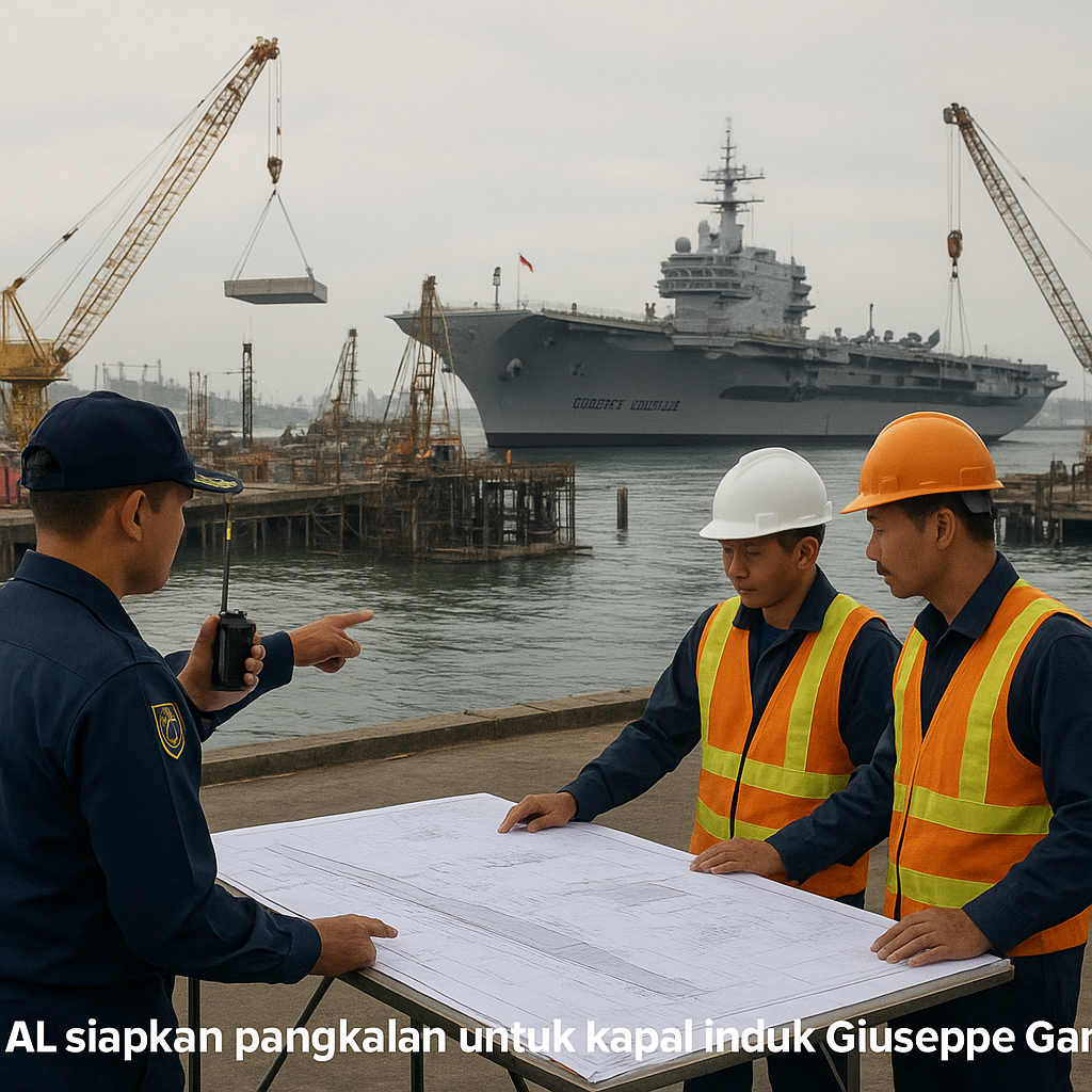 TNI AL siapkan pangkalan untuk kapal induk Giuseppe Garibaldi