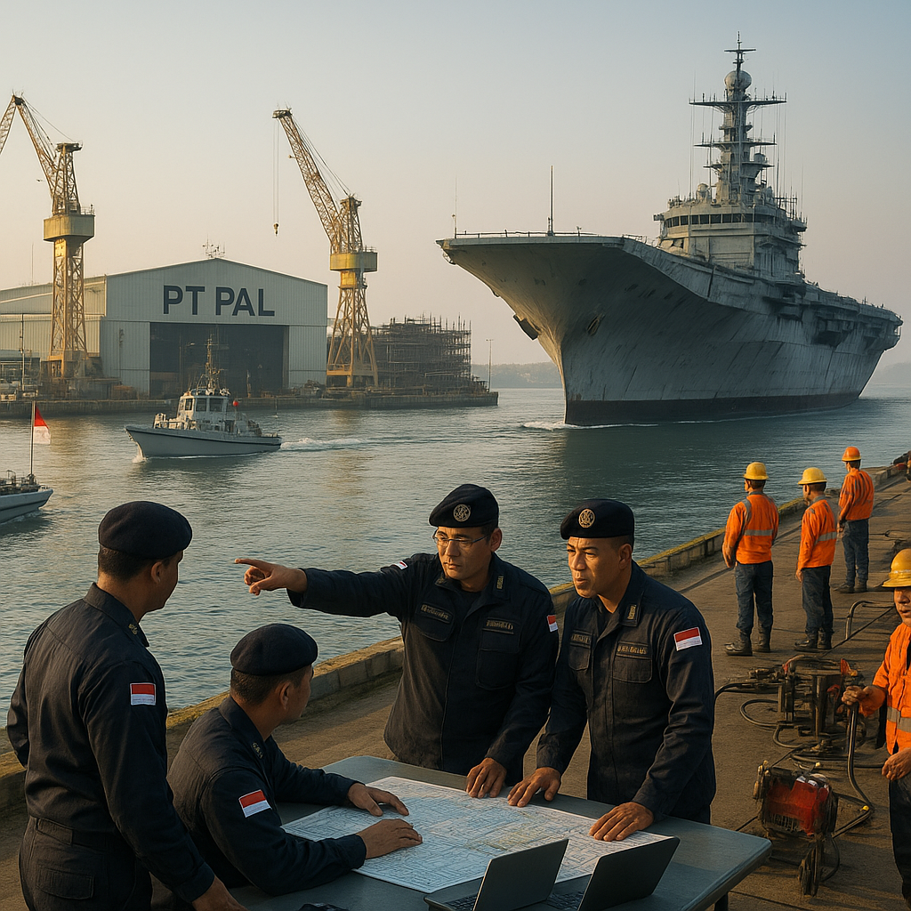 Kapal Induk Garibaldi segera Tiba, TNI AL Siapkan Pangkalan Strategis