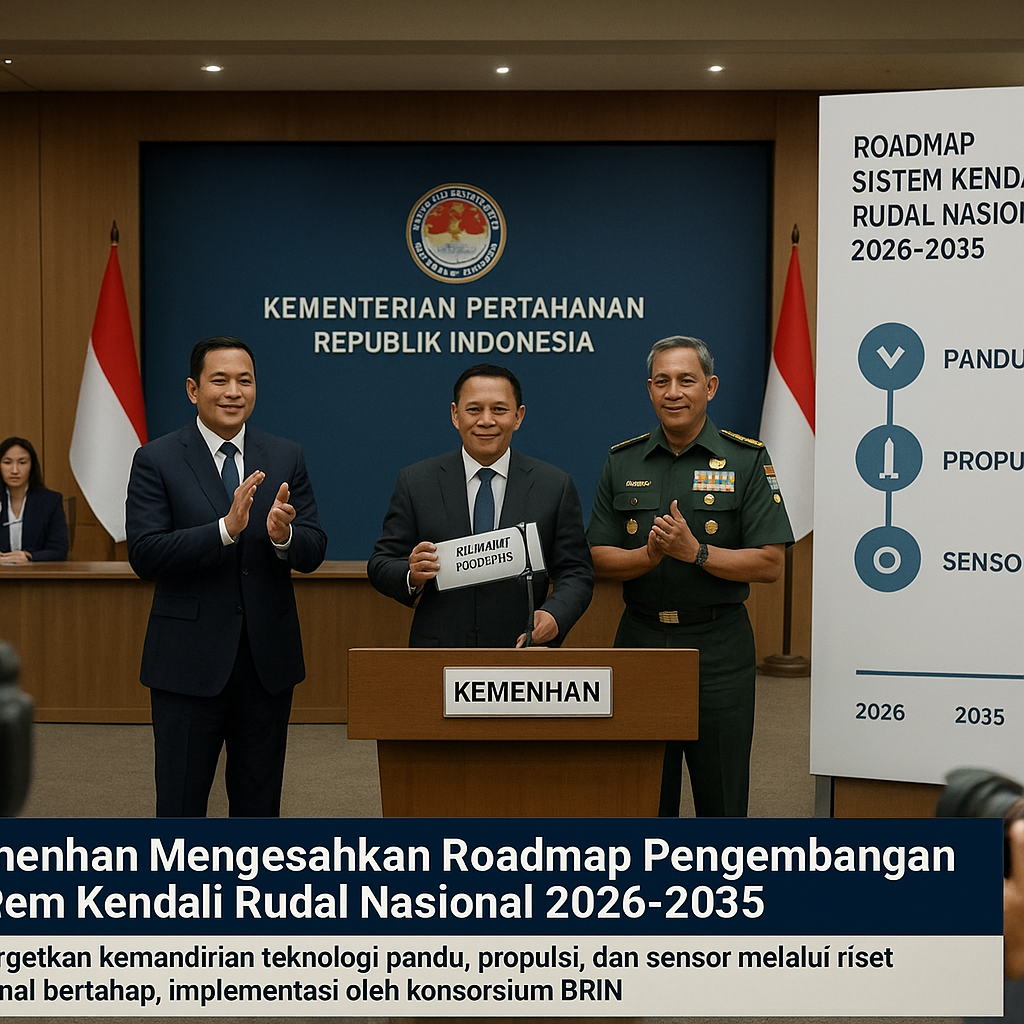 Kemenhan Mengesahkan Roadmap Pengembangan Sistem Kendali Rudal Nasional 2026-2035