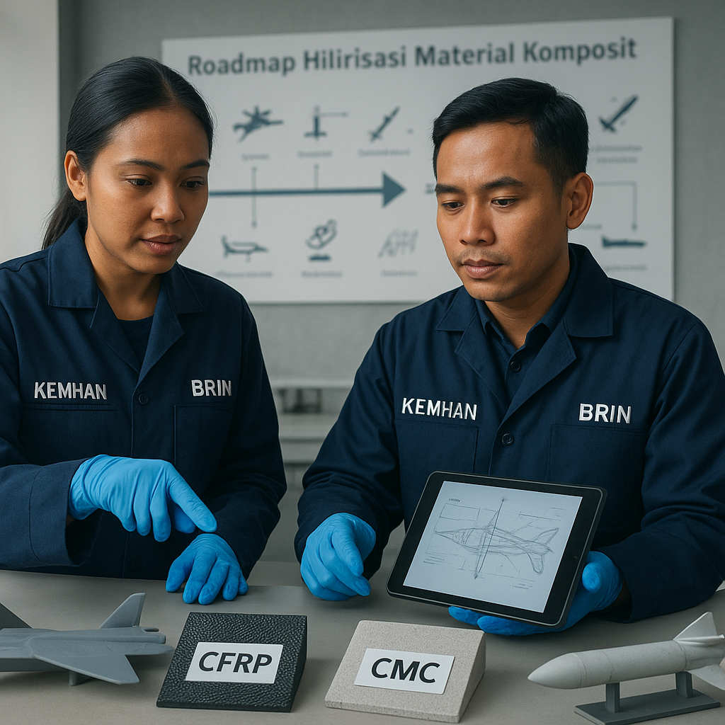 Kemhan Gandeng BRIN Kembangkan Material Komposit Generasi Baru untuk Pesawat Tempur dan Rudal