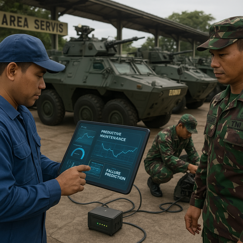 Optimalisasi: TNI AD Terapkan Predictive Maintenance pada Kendaraan Tempur Anoa dan Badak Berbasis IoT