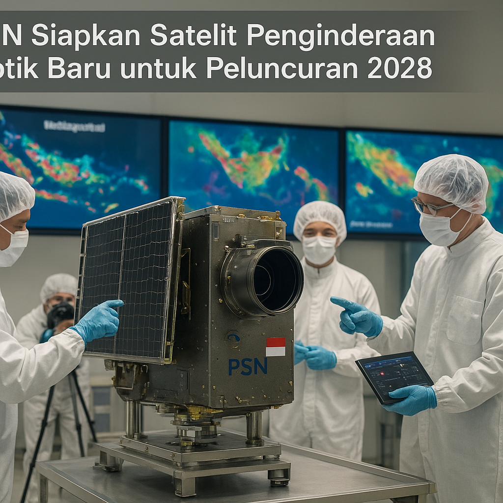 PSN Siapkan Satelit Penginderaan Optik Baru untuk Peluncuran 2028