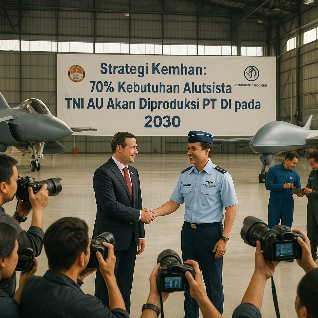 Strategi Kemhan: 70% Kebutuhan Alutsista TNI AU Akan Diproduksi PT DI pada 2030