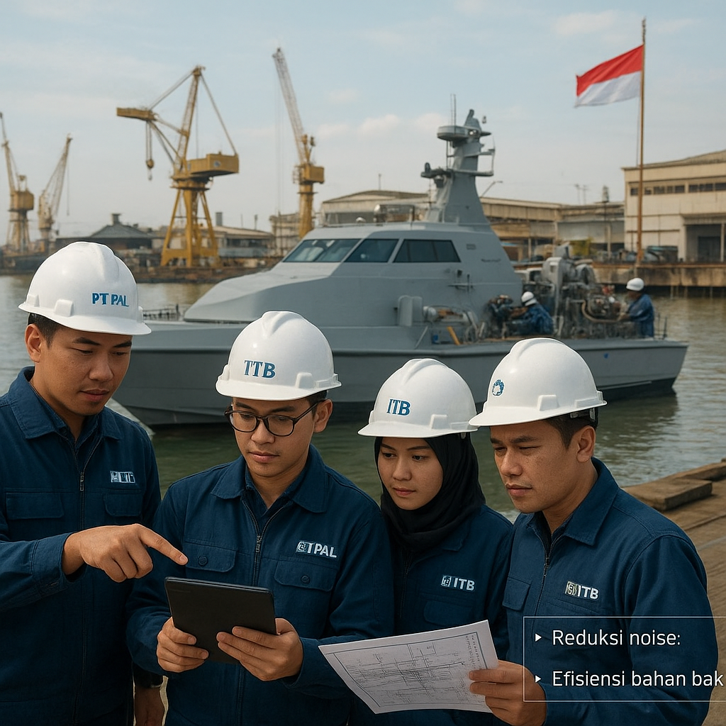 Riset Hybrid Propulsion untuk Kapal Cepat Rudal (KCR) oleh PT PAL dan ITB