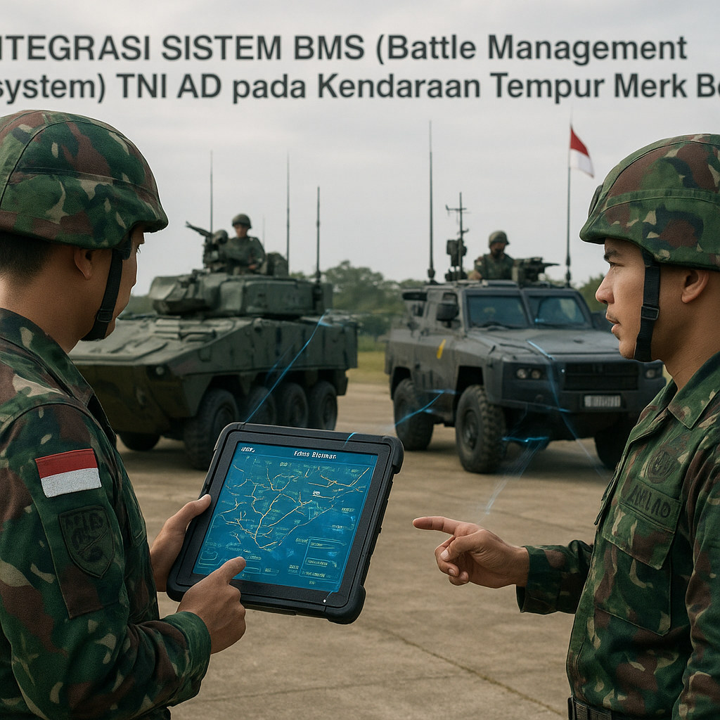 Integrasi Sistem BMS (Battle Management System) TNI AD pada Kendaraan Tempur Merk Berbeda