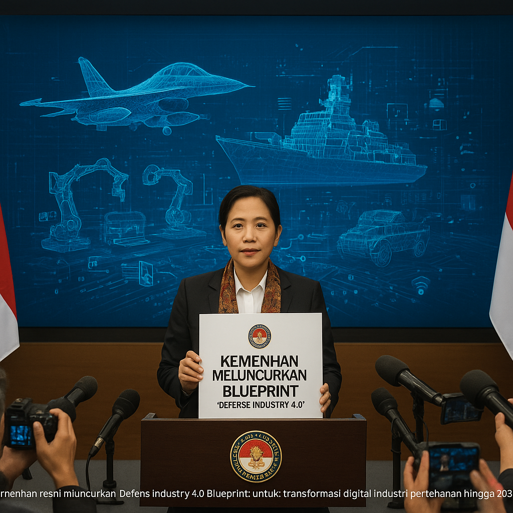 Kemenhan Meluncurkan Blueprint 'Defense Industry 4.0': Fokus pada Smart Manufacturing dan Digital Twin untuk Produksi Alutsista