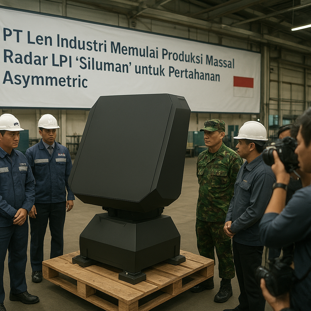 PT Len Industri Memulai Produksi Massal Radar LPI (Low Probability of Intercept) 'Siluman' untuk Pertahanan Udara Asymmetric