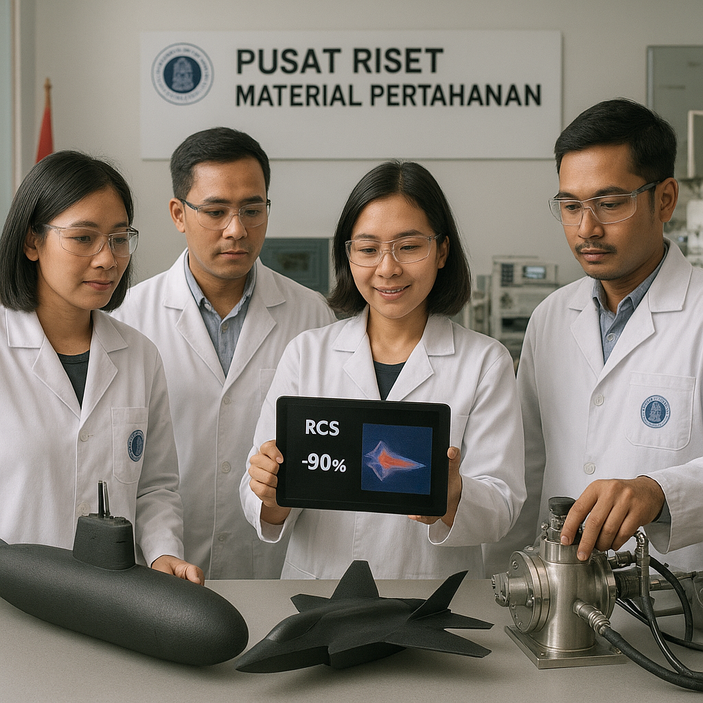 Pusat Riset Material Pertahanan ITB Mengembangkan Nano-Coating Stealth untuk Kapal Selam dan Pesawat Tempur