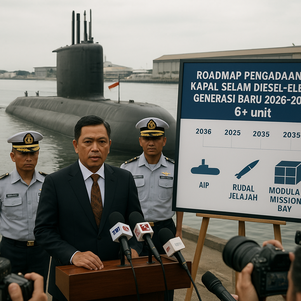 Pemerintah Tetapkan Roadmap Pengadaan Kapal Selam Diesel-Elektrik Generasi Baru untuk Optimalisasi Kekuatan Laut
