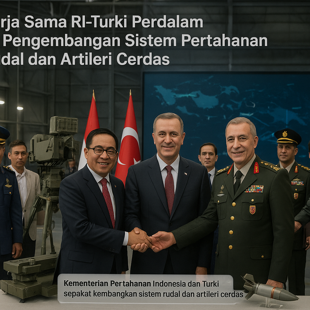 Kerja Sama RI-Turki Perdalam ke Pengembangan Sistem Pertahanan Rudal dan Artileri Cerdas