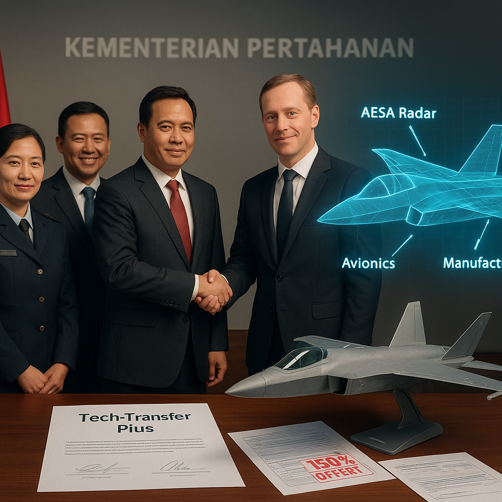 Optimalisasi Skema Offset: Kemhan Terapkan Model 'Tech-Transfer Plus' untuk Proyek Pesawat Tempur Generasi 4.5