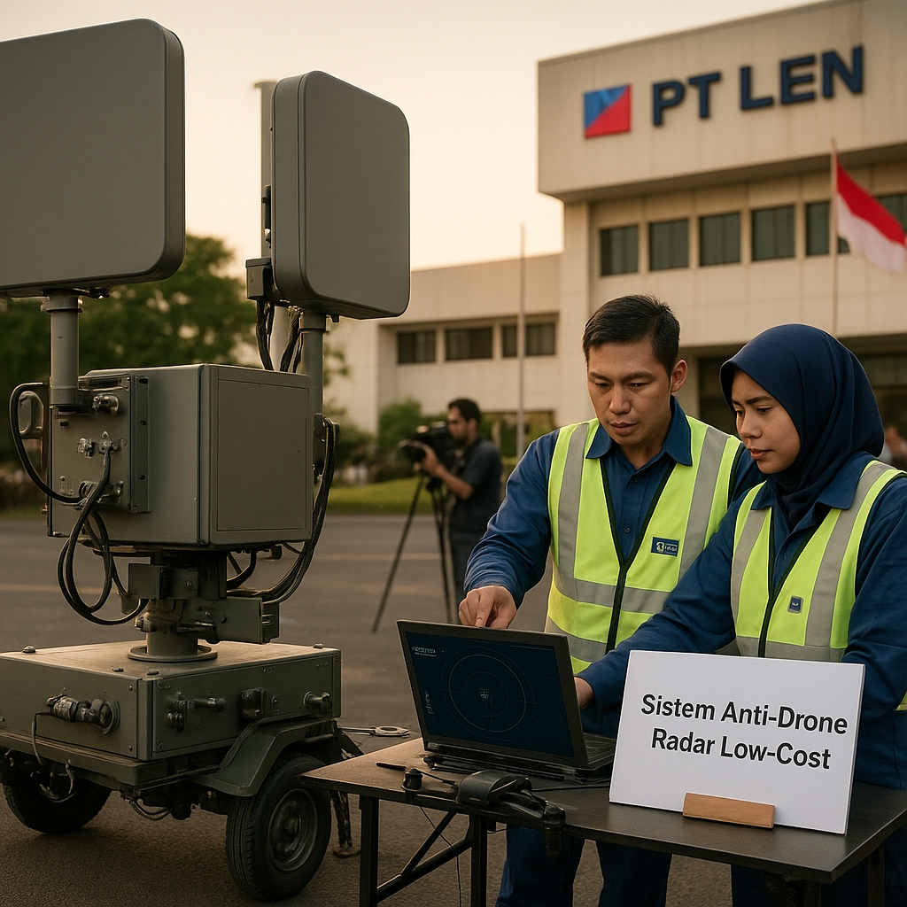 Data Intelijen Pasar: Permintaan Global untuk Sistem Anti-Drone Mendorong Inovasi Radar Low-Cost di PT LEN
