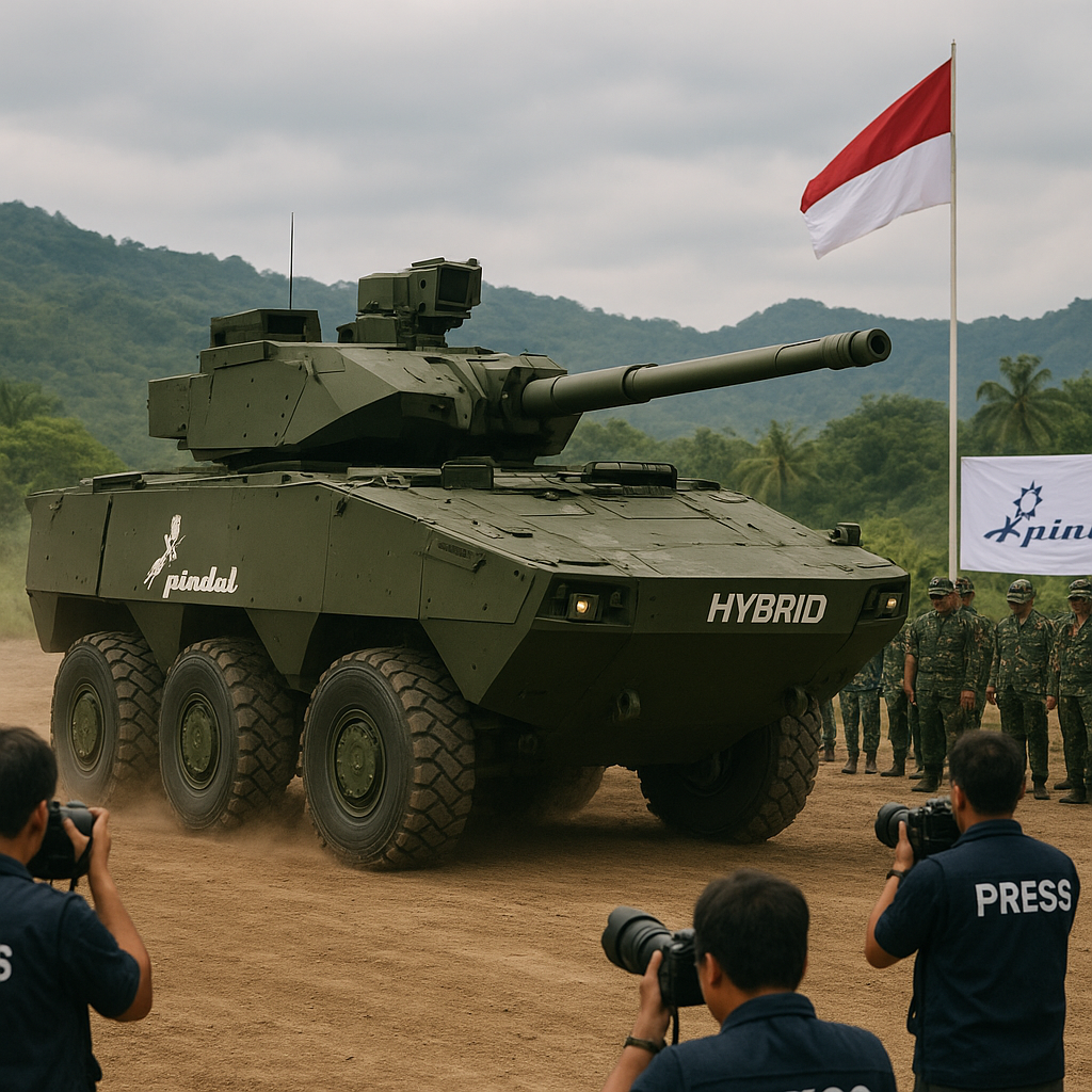 PT Pindad Kembangkan Prototype Kendaraan Tempur Infantri Medium 'Badak' dengan Teknologi Hybrid