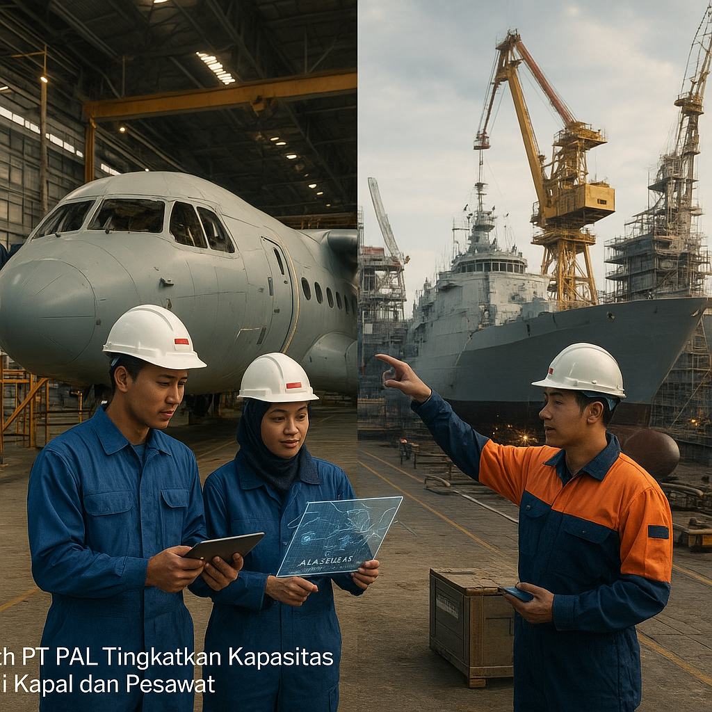 PTDI dan PT PAL Tingkatkan Kapasitas Produksi Kapal dan Pesawat untuk Misi Pertahanan Nasional