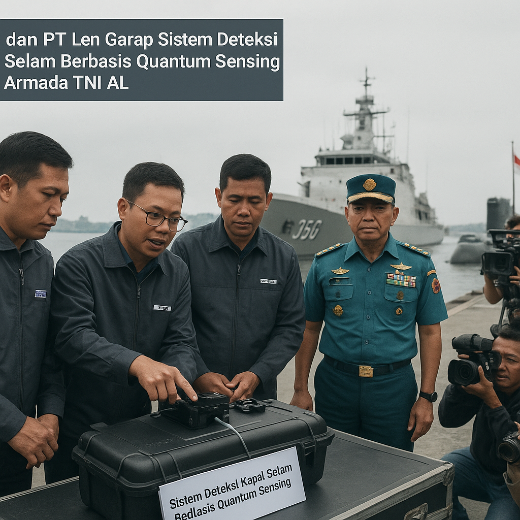 BPPT dan PT Len Garap Sistem Deteksi Kapal Selam Berbasis Quantum Sensing untuk Armada TNI AL