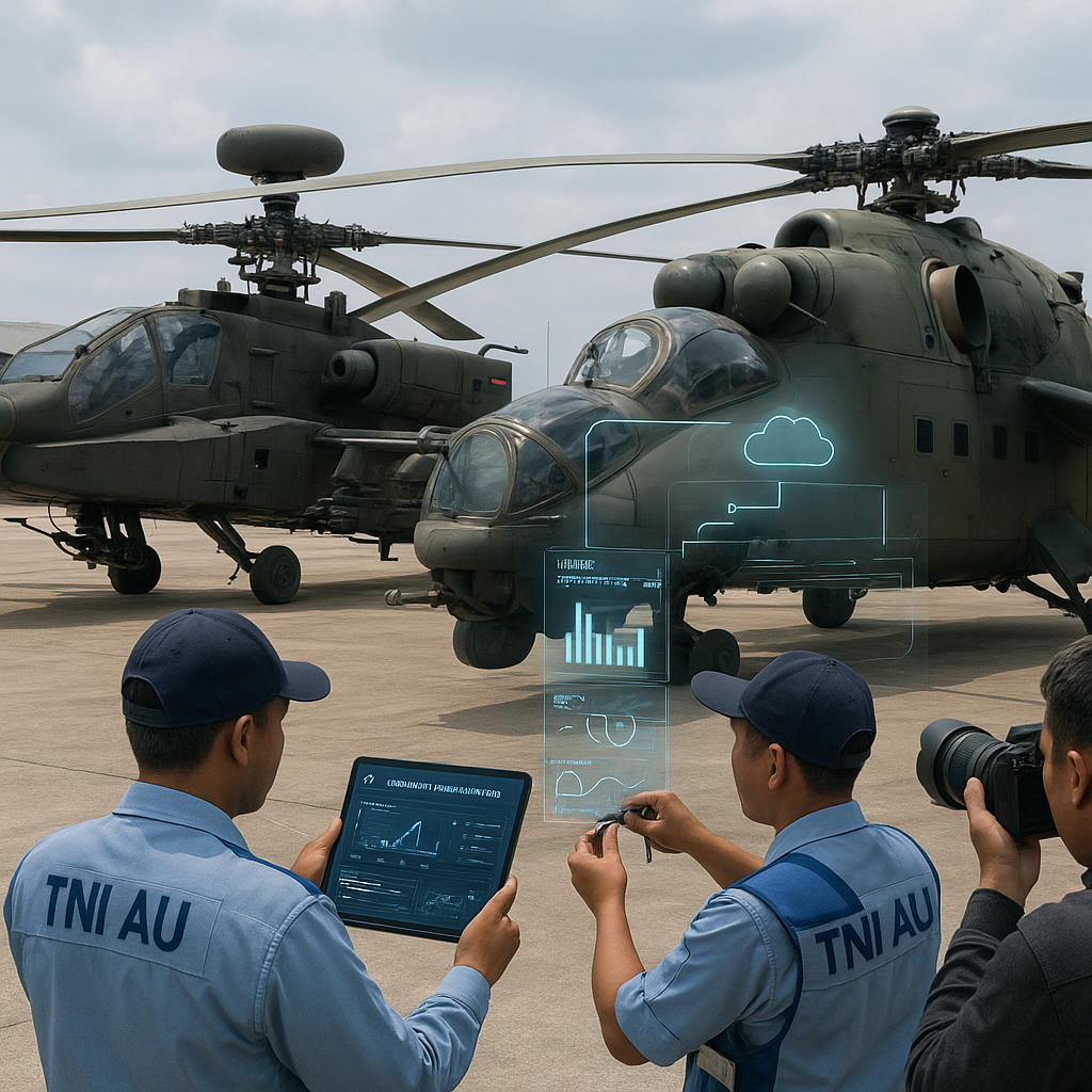 Optimasi Logistik: TNI AU Terapkan Sistem Predictive Maintenance untuk Armada Helikopter Serbu dengan AI