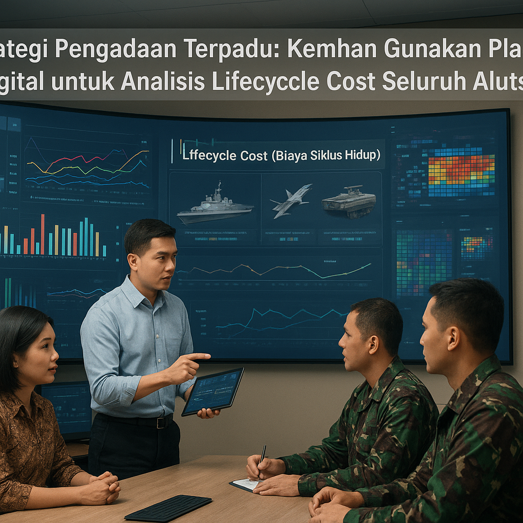 Strategi Pengadaan Terpadu: Kemhan Gunakan Platform Digital untuk Analisis Lifecycle Cost Seluruh Alutsista