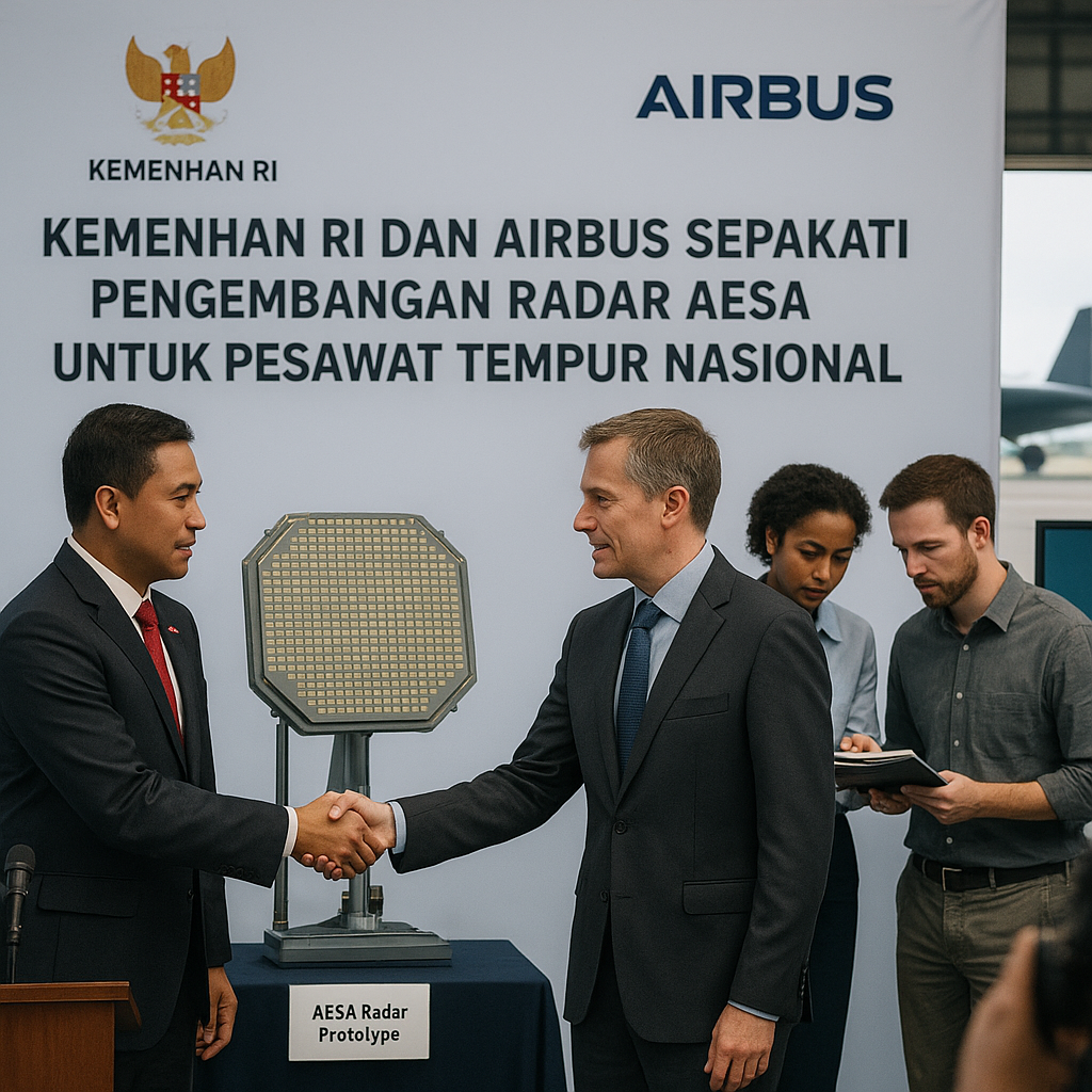 Kemenhan RI dan Airbus Sepakati Pengembangan Radar AESA untuk Pesawat Tempur Nasional