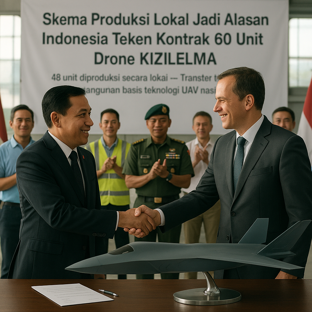 Skema Produksi Lokal Jadi Alasan Indonesia Teken Kontrak 60 Unit Drone Kizilelma