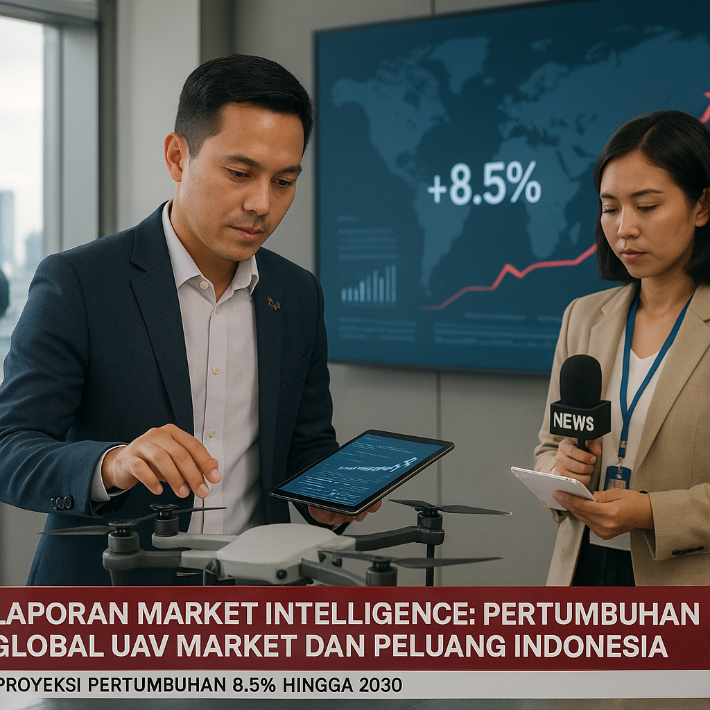 Laporan Market Intelligence: Pertumbuhan Global UAV Market dan Peluang Indonesia