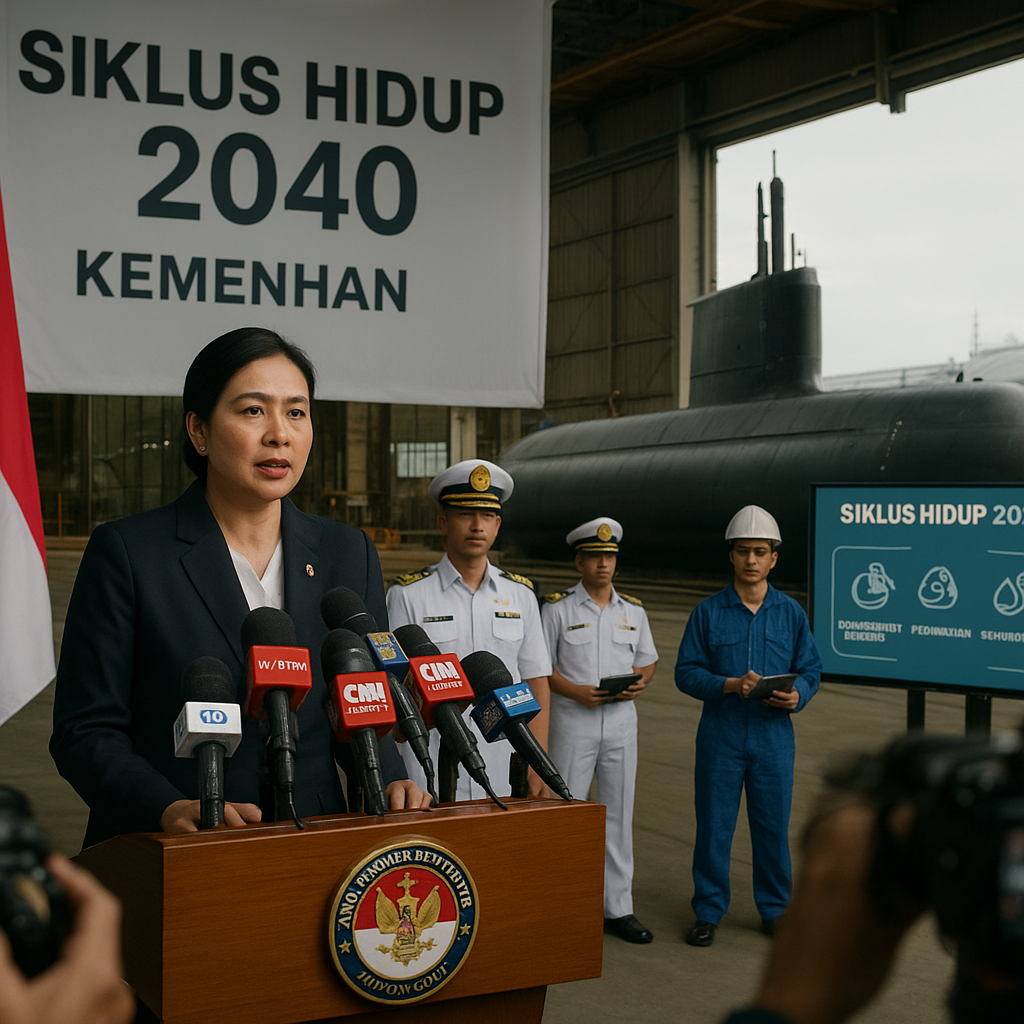 Kemenhan Umumkan Strategi 'Siklus Hidup 2040' untuk Pengadaan dan Pemeliharaan Kapal Selam Nagapasa