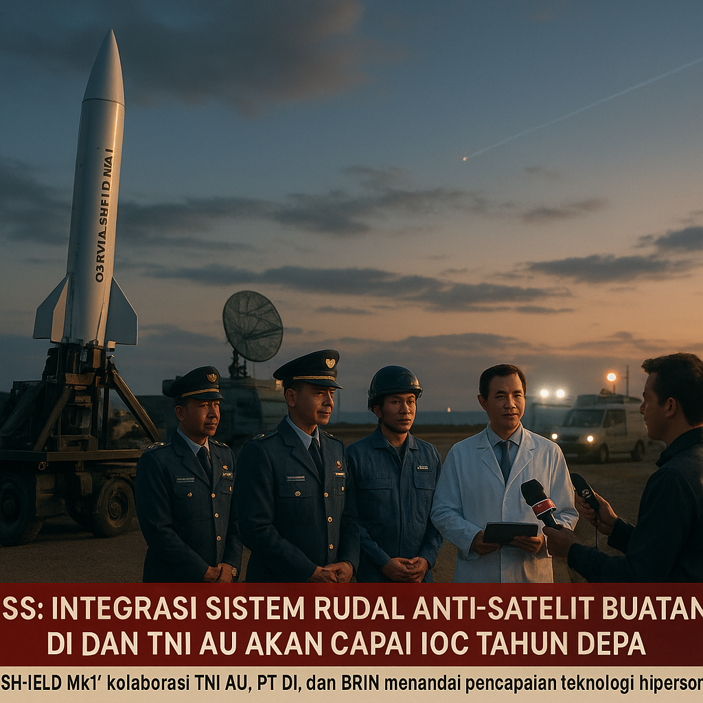 Analisis: Integrasi Sistem Rudal Anti-Satelit buatan PT DI dan TNI AU akan Capai IOC Tahun Depan