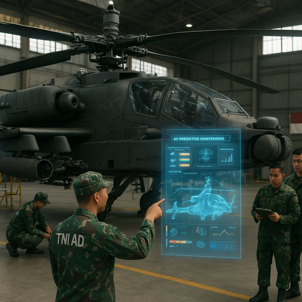 Optimalisasi Pemeliharaan Helikopter Serang Apache AH-64E: Penerapan Predictive Maintenance dengan AI dan Digital Twin