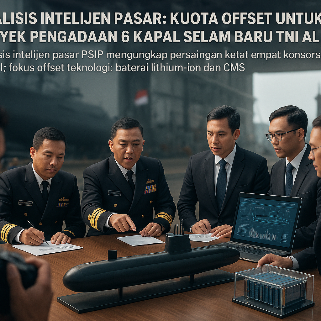 Analisis Intelijen Pasar: Kuota Offset untuk Proyek Pengadaan 6 Kapal Selam Baru TNI AL