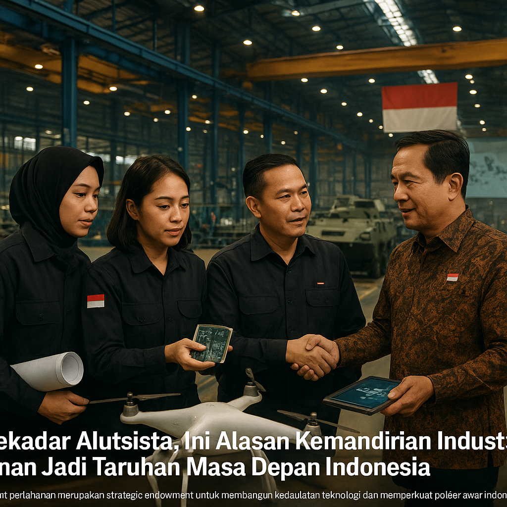 Bukan Sekadar Alutsista, Ini Alasan Kemandirian Industri Pertahanan Jadi Taruhan Masa Depan Indonesia