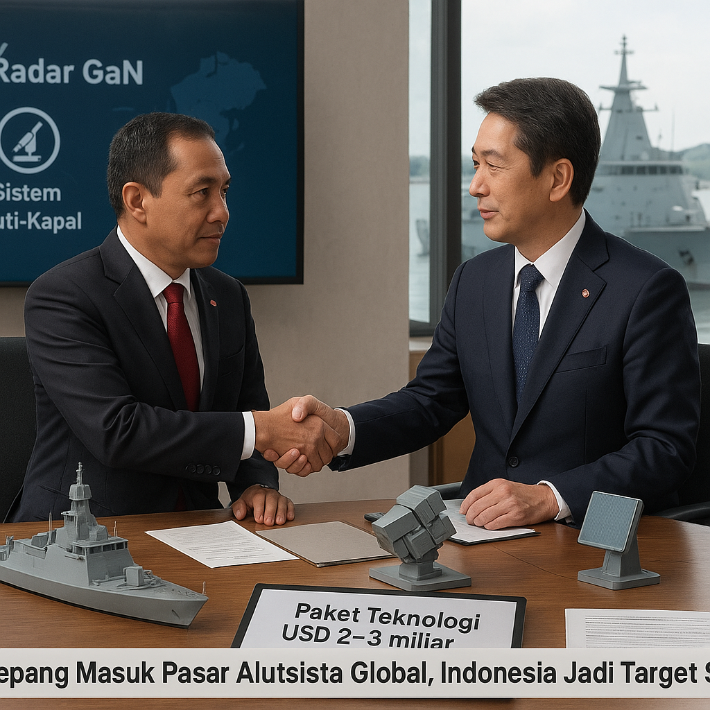 Jepang Masuk Pasar Alutsista Global, Indonesia Jadi Target Strategis