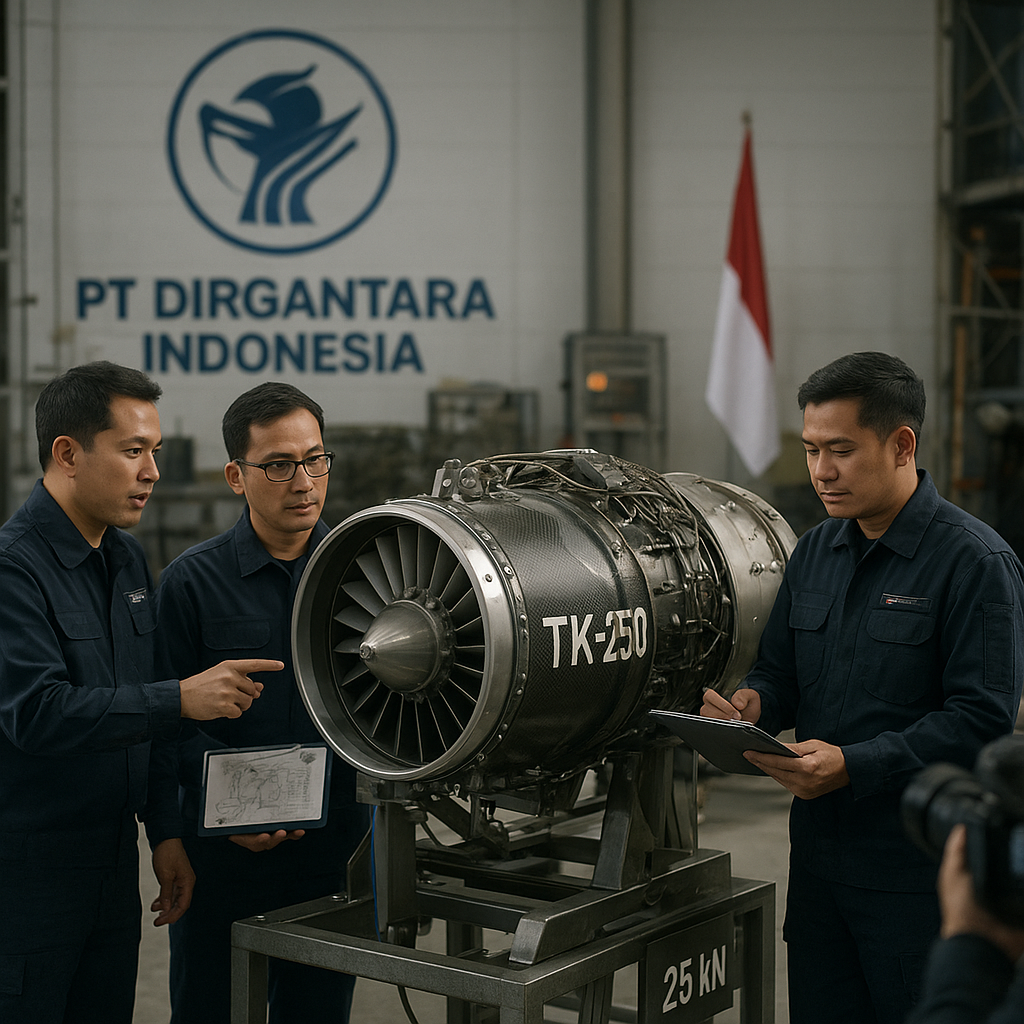 Strategi Kemandirian Engine Pesawat Tempur melalui Pengembangan Turbojet TK-250 oleh PTDI