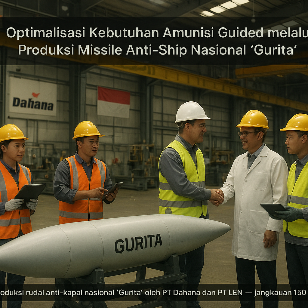 Optimalisasi Kebutuhan Amunisi Guided melalui Produksi Missile Anti-Ship Nasional 'Gurita'