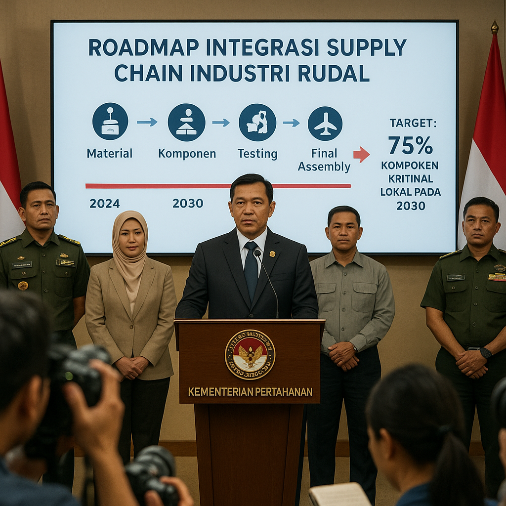Strategi Kemandirian Industri Rudal: Roadmap Integrasi Supply Chain dari Material hingga Final Assembly oleh Kemenhan