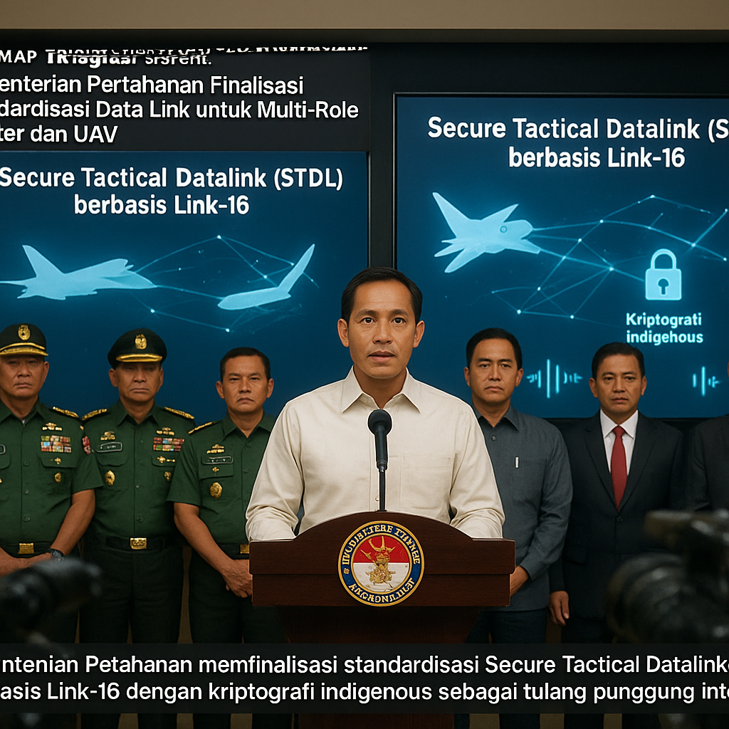 Roadmap Integrasi Sistem: Kementerian Pertahanan Finalisasi Standardisasi Data Link untuk Multi-Role Fighter dan UAV