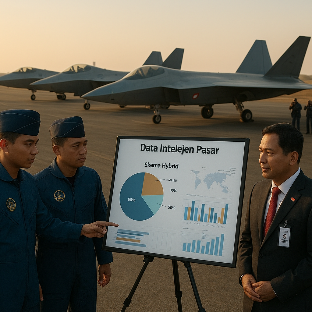 Data Intelejen Pasar: Kemenhan Analisis Trend Global untuk Pengadaan Fighter Jet Generasi 5 dan Implikasi untuk Skema Multi-Role Fleet TNI AU