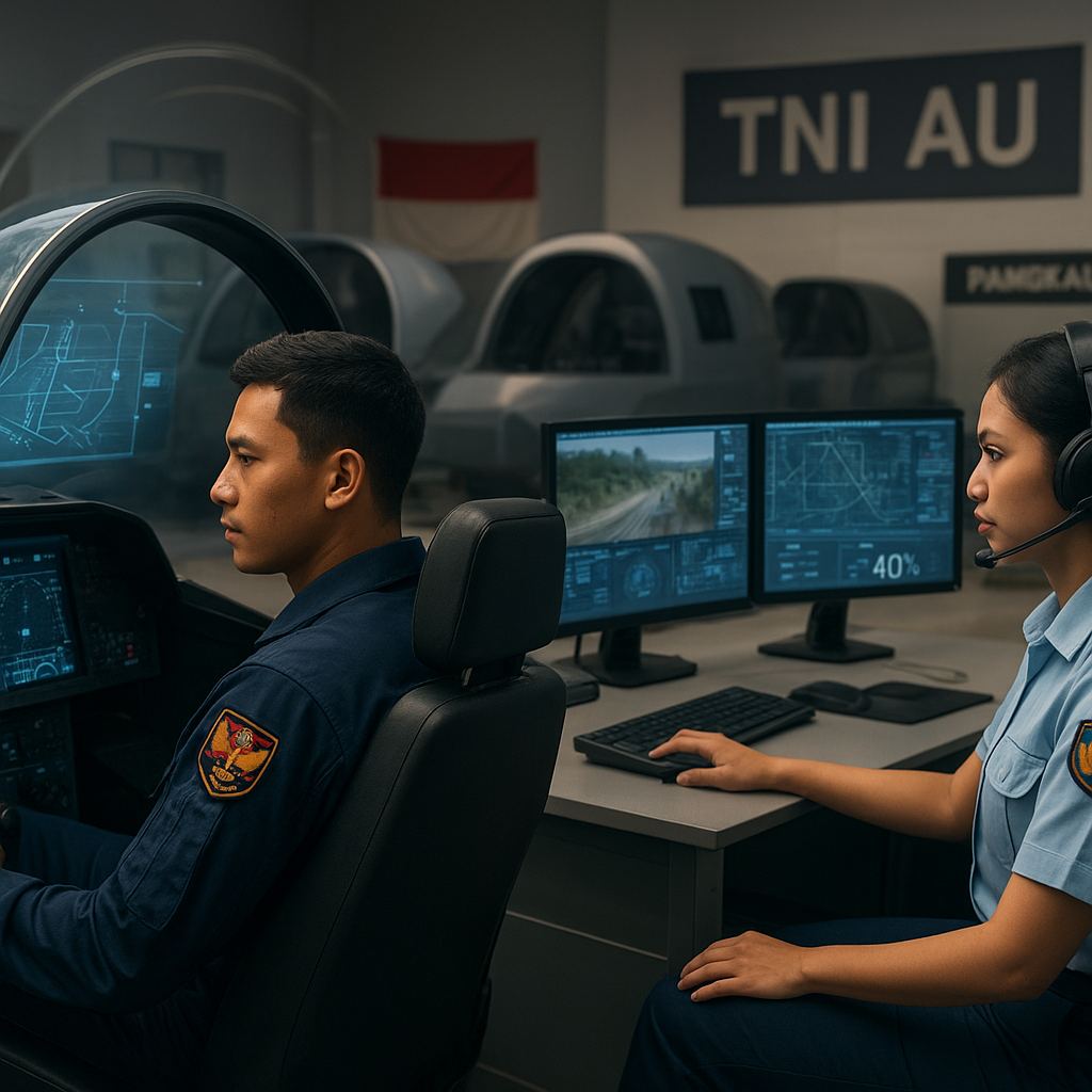 Optimalisasi Kebutuhan Training: TNI AU Implementasikan Simulator Immersive dengan AI untuk Pilot Fighter dan UAV Operator