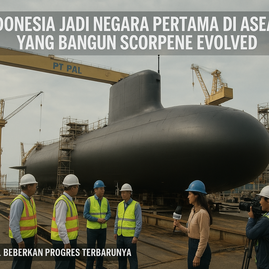 Indonesia Jadi Negara Pertama di ASEAN yang Bangun Scorpene Evolved, PT PAL Beberkan Progres Terbarunya