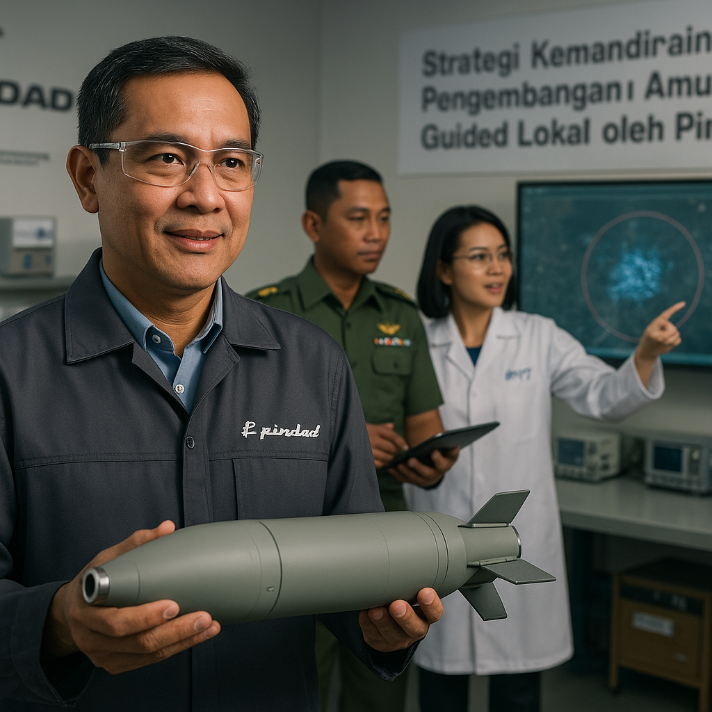 Strategi Kemandirian: Pengembangan Amunisi Guided Lokal oleh Pindad untuk Mendukung Precision Strike Capability