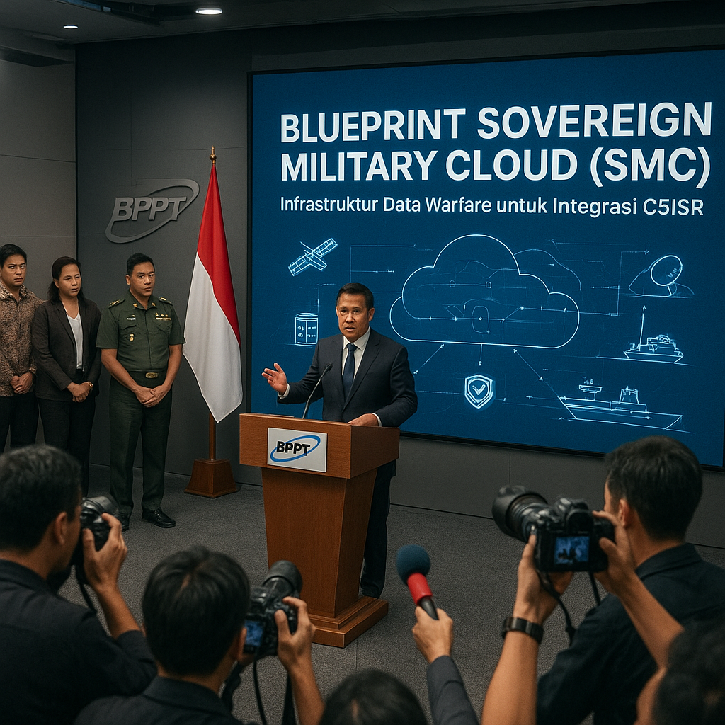 BPPT Unveils Blueprint Sovereign Military Cloud: Infrastructure Data Warfare untuk Integrasi C5ISR