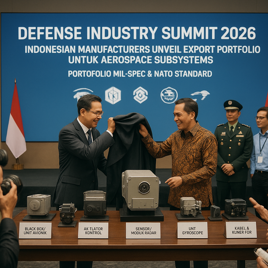 Defense Industry Summit 2026: Indonesian Manufacturers Unveil Export Portfolio untuk Aerospace Subsystems